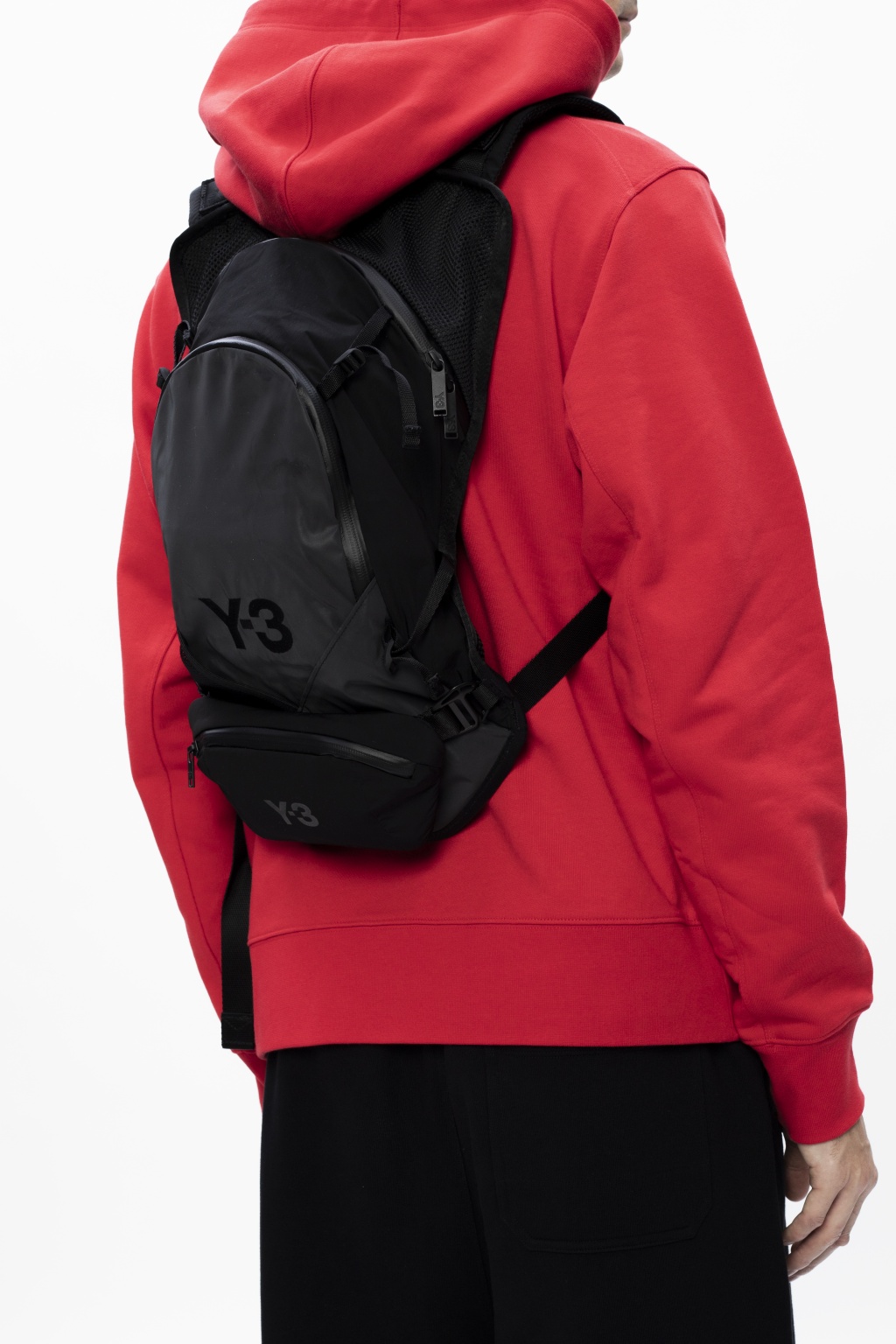 Y-3 Yohji Yamamoto Reflective backpack with logo | Men's Bags | Vitkac